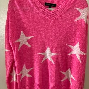 Pink Star Sweater